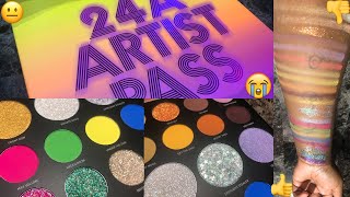 Morphe x Saweetie 24A ‘Artist Pass’ Artistry Eyeshadow Palette  - LIVE SWATCHES | WOC