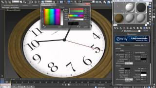 Clock in 3dsmax - Part II: Texturing,Lighting and Rendering