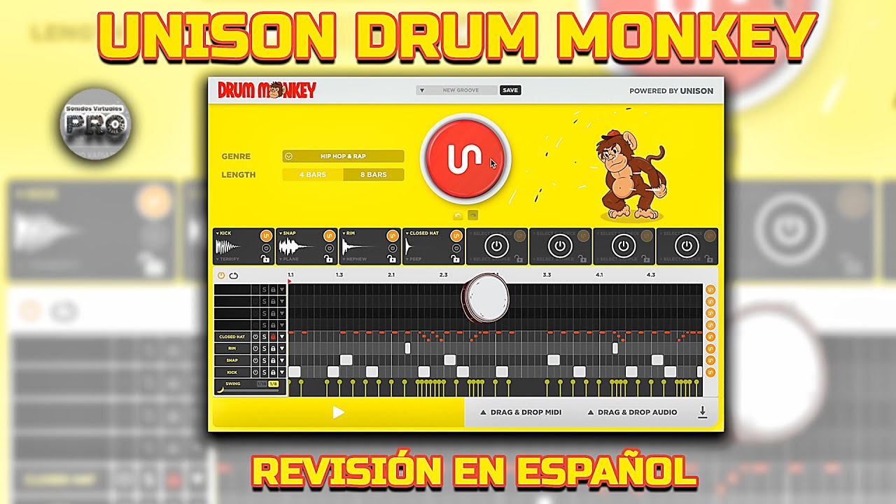 🥁Unison Drum Monkey🥁-Revisión en Español- - YouTube