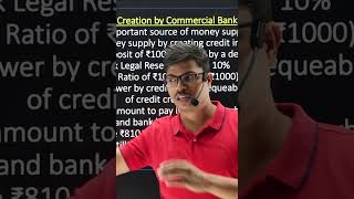 Credit creation by Commercial bank. Banking | Class 12th Macro Economics| #shorts  #cbseboard2023