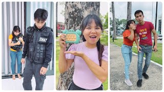 Good Girl, Share Ice Cream For My Friend - Trick you to eat clumsy 🥰😱👧🏻 #shorts LNS vs SH Tiktok