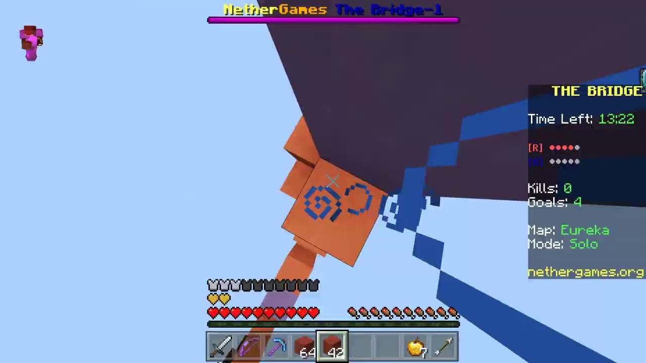 Among US Bedwars with Friends Minecraft Bedrock NetherGames