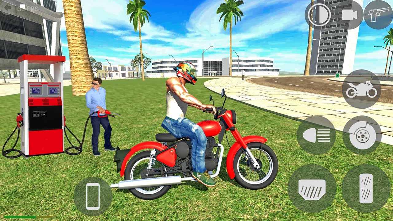 Royal Enfield Bullet Bike Driving Games: Indian Bikes Driving Game 3D - Android Gameplay