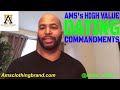 AMS's High Value Dating Commandments