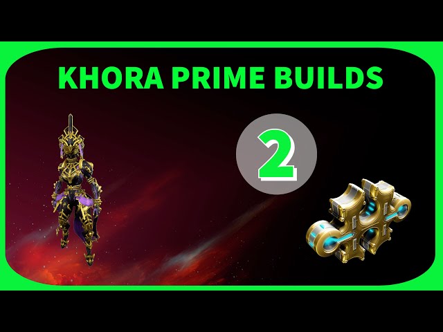 Warframe Khora Prime Strangledome Build (1 Forma) 