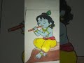 Kahna drawing✨||Radhe Radhe🦚 #krishna #drawing #love #radheradhe #viralvideo #viralshorts