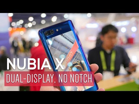 Nubia X, two screens, no notch