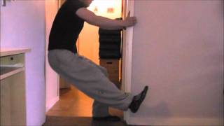 Pistol Squats - Door Frame Assisted