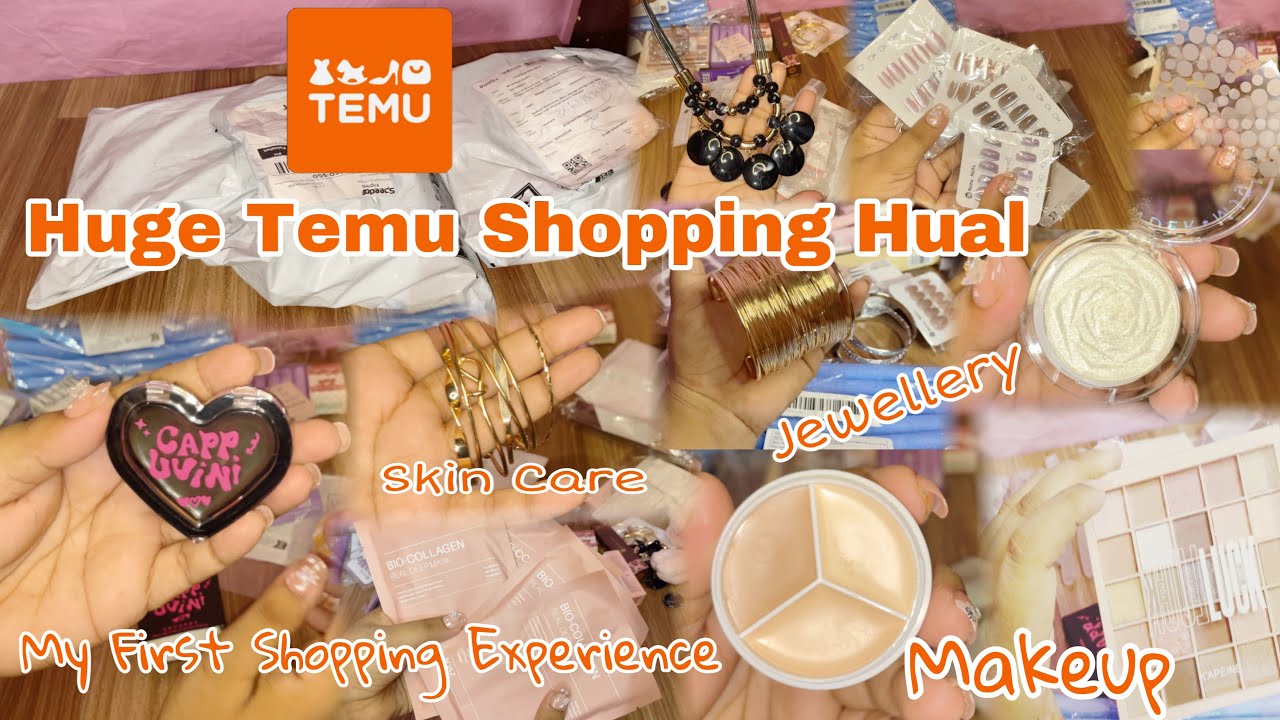 My First and Last Temu Hual 🫢 | Temu Shopping Hual | makeup 💄 skincare 