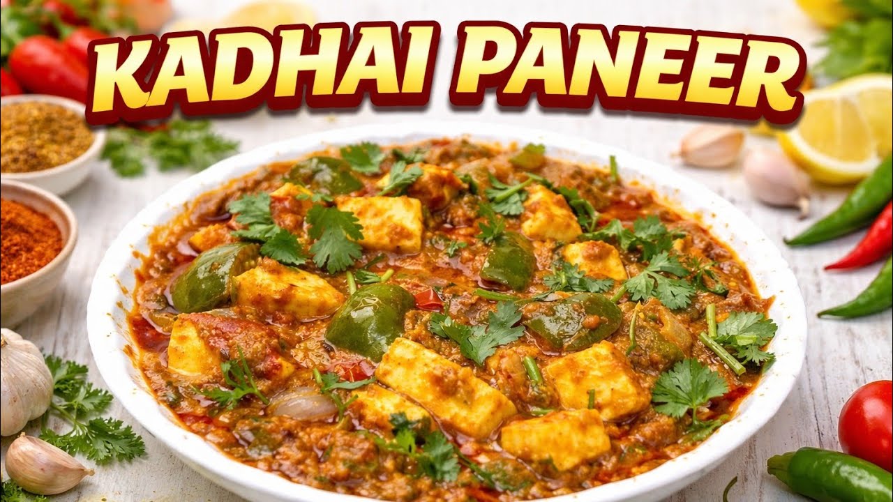 Dhaba Style Kadhai Paneer Recipe | Restaurant Jaisa Swad Ghar Par
