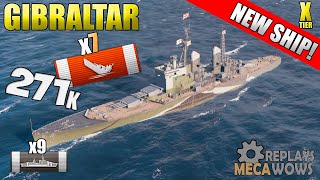 AWESOME 7 Kills Gibraltar on Northern Waters Map | World of Warships