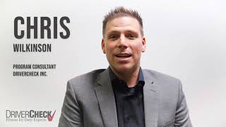 Fitness For Duty Summit Speaker Spotlight Chris Wilkinson, Drivercheck