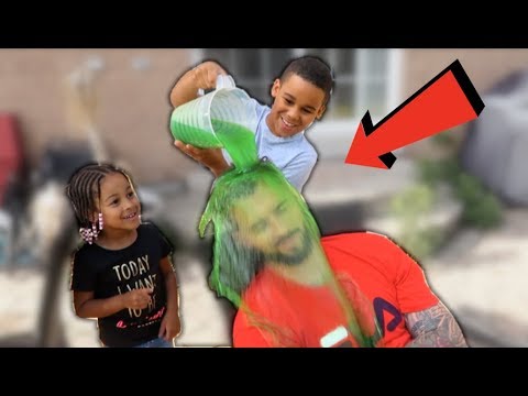 Slime Prank on Daddy  FamousTubeKIDS