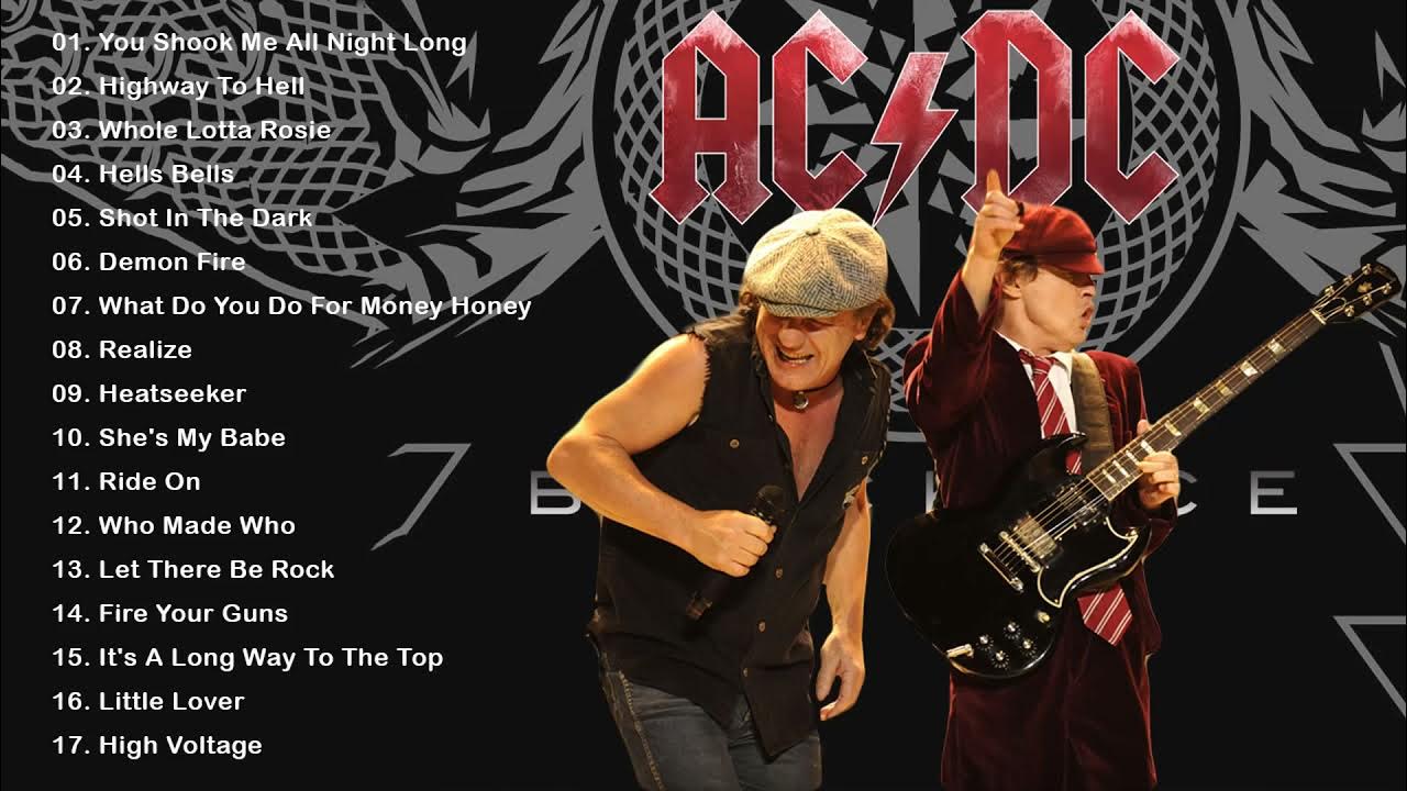 Top Best Songs HardRock Of AC/DC 💥 AC/DC Greatest Hits Full Album 2021 💥 YouTube