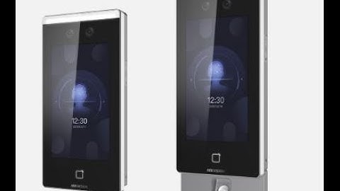 Door access control installation step on site