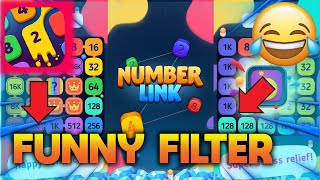 Number Link - 2248 Connect Puzzle || Number Link game || Number Link  funny filter gameplay 🤣 screenshot 2