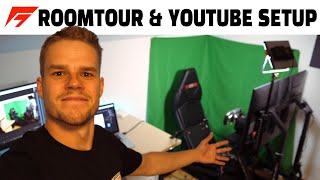 Roomtour & Patricks F1 Gaming YouTube Setup