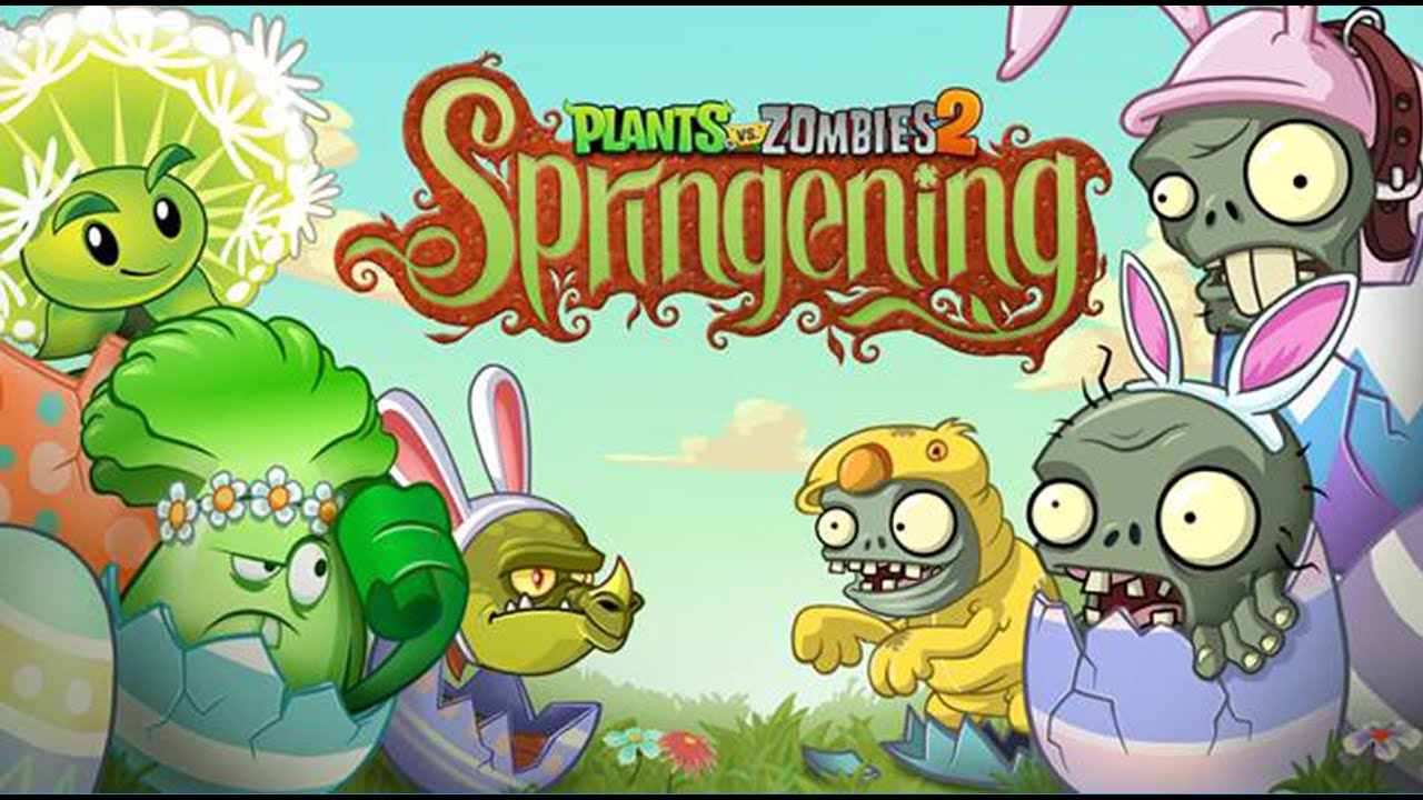 Plants vs Zombies 2 The Springening YouTube
