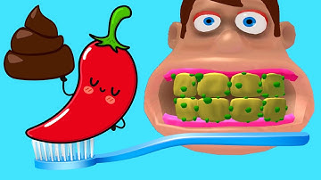 TEETH RUNNER - Gameplay Walkthrough - All Levels (IOS, Android)