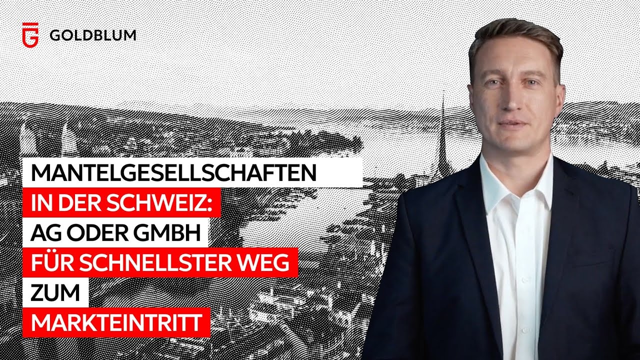 Mantelgesellschaft kaufen in der Schweiz – AG & GmbH sofort übernehmen