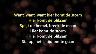 KARAOKE 🎤 Frank Boeijen Groep - Hier Komt De Storm
