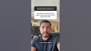 “Sou dev sênior e travei nos 20k, o que devo fazer?” #developer #dev #programação #tecnologia