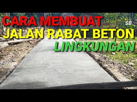 Video: Bagaimana cara menggali jalan beton?