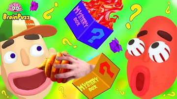 Sandwich Runner MYSTERY BOX CHALLENGE ❓🎁 Best Funny Mobile Games 😁 All Level Gameplay Android iOS