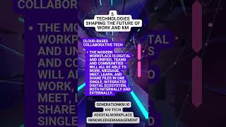 5 Technologies Shaping the Future of Work and Knowledge Management (Collaborative Tech)