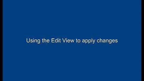 Concordance Training 03: The Edit View