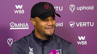 'I know what it’s like to lose a couple of games, PRESSURE CAN MOUNT!' | Kompany | Burnley v Man Utd
