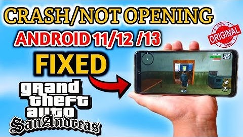 GTA San Andreas Lite Crash Problem Solved! ( Easy and Fast )🤫