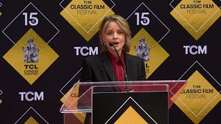 Jodie Foster speech at her hand and footprint ceremony at TCL Chinese Theatre