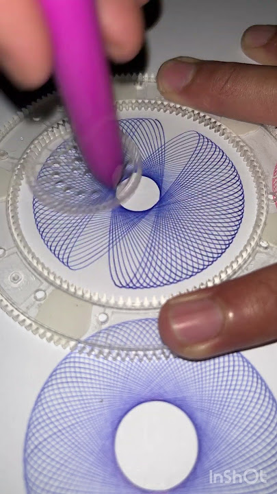 Berapa banyak lingkaran yang tergambar #spirograph #satisfying #drawing #2025 #shorts