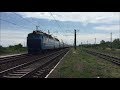 Пасажирский поезд ЧС7-128 Киев-Ужгород