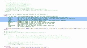 Quick Overview of the Config.xml File for SmartFoxServer Pro
