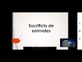 Etologia Tema Sacrificio 15/06/21  Dr. Pedro Rojas