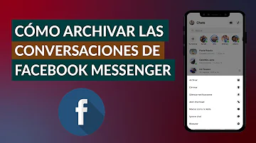 ¿Cómo archivo todos los mensajes en Messenger?