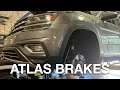 Replacing front pads and rotors on vw atlas