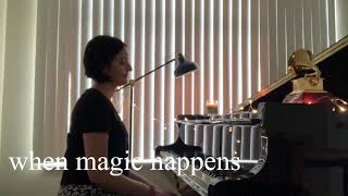 Video thumbnail of "When magic happens, Cinthya Garcia. Live Home Sessions"