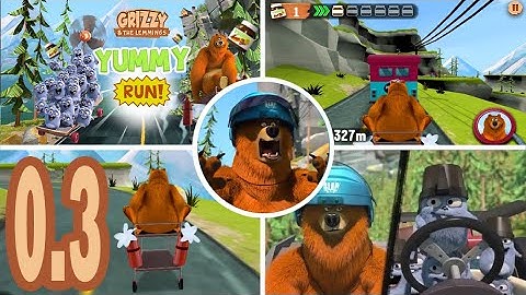 Grizzy and the Lemmings Yummy Run - Gameplay Walkthrough Part 0.3 (Android/iOS)