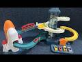 6-Minute Toy ASMR Satisfying Unboxing and Assembly | Relaxing Video: Space Adventure Track Car