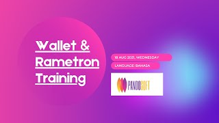 Pandosoft Wallet & Rametron Training (Testnet) screenshot 2