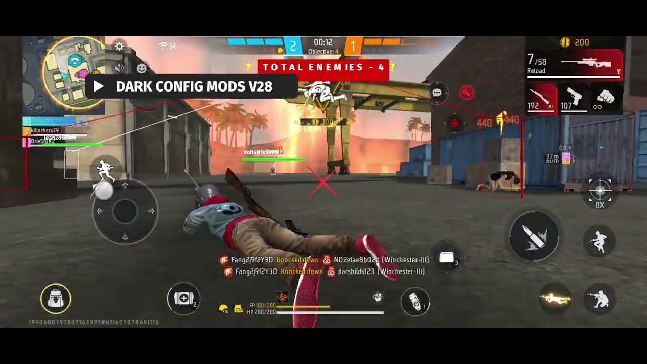DARK CONFlG V28 BRUTAL jaldi a raha hai mood menu Free fire hack - YouTube