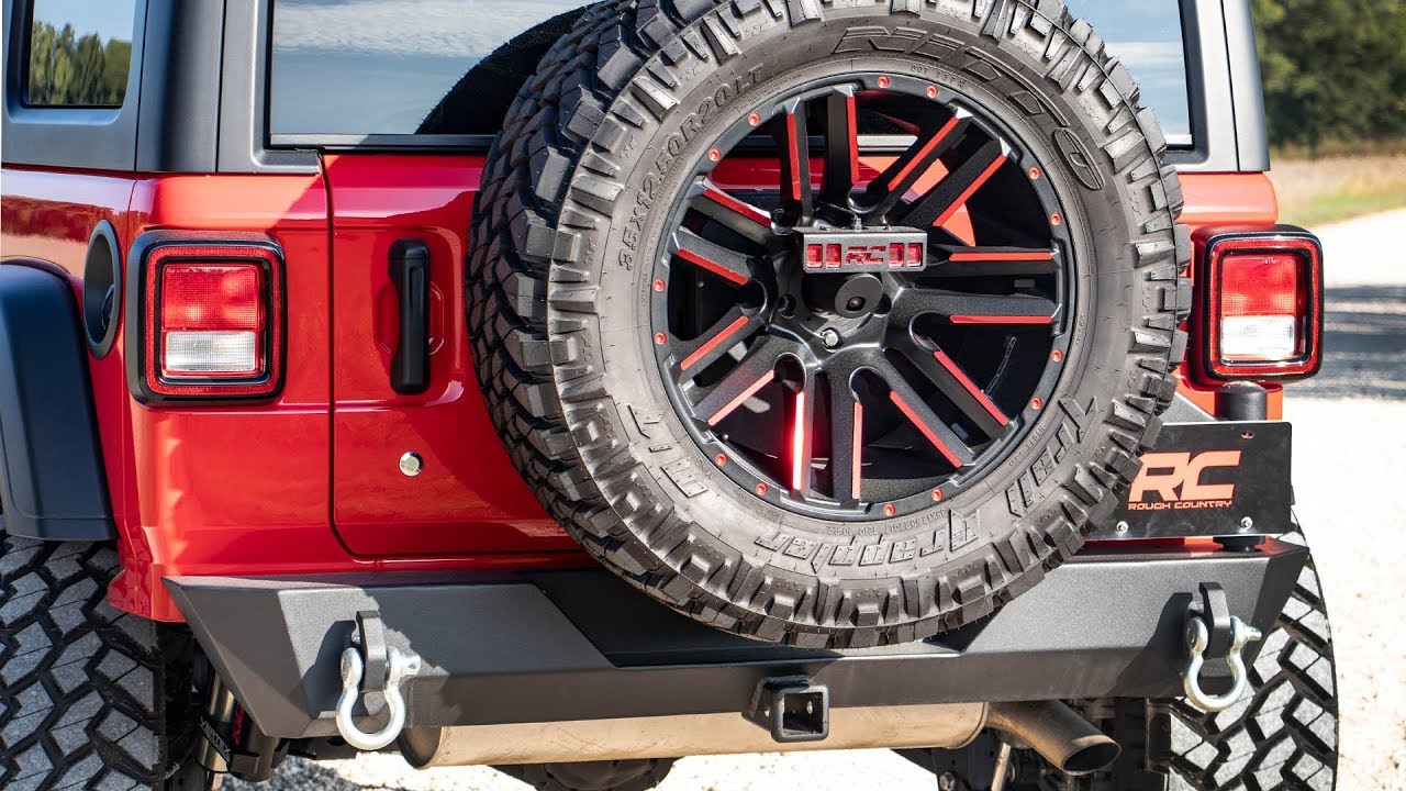 Jeep Wrangler JL Third Brake Light Relocation Kit by Rough Country - YouTube