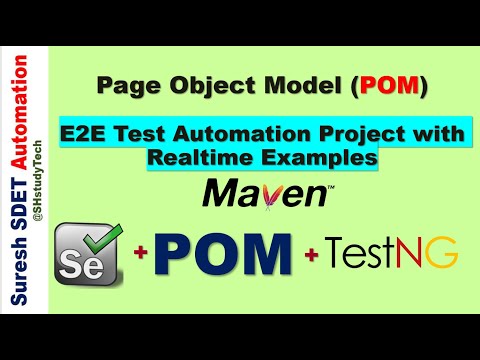 Page Object Model pattern with TestNG Framework | End to End Test Automation Project Selenium