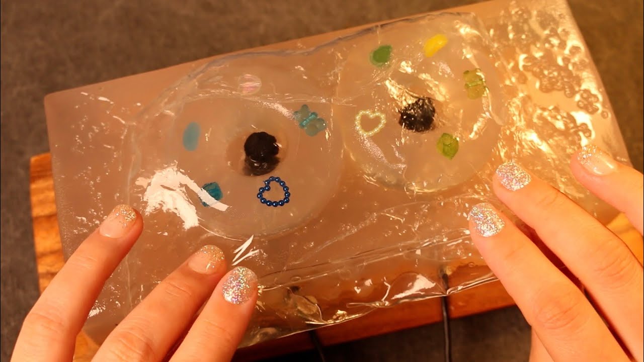 ASMR 쫀득 귀 3탄👂✨ 잠들때까지 쪼~온득! 젤리이불 | 젤리귀지 | 샤각샤각 모래마사지