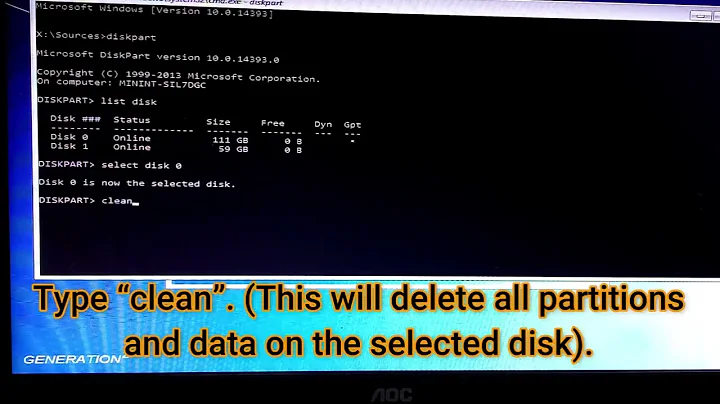 How to convert GPT to MBR during windows 7 installation