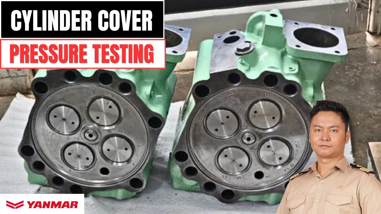 [YANMAR] Pressure Testing of Cylinder Head | MOE MYINT SHEIN | Technical Vlog : 132