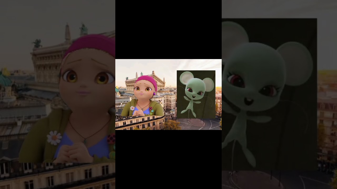 Marinette,mylene,alya,zoe and chloe using mouse miraculous 